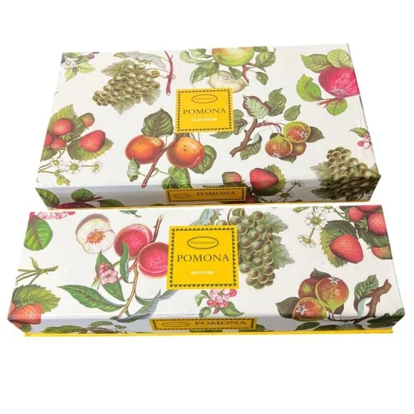 Portmeirion Pomona Salad Servers & Meat Fork Set In Gift Boxes NEW - Picture 2 of 12